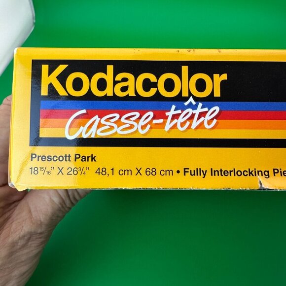 CODACOLOR 1000 JIGSAW PUZZLES "PRESCOT PARK FLOWERS, FENCE, TREE" - Picture 3 of 4